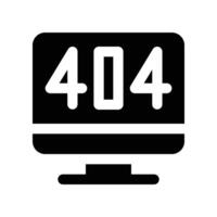 error icon. glyph icon for your website, mobile, presentation, and logo design. vector