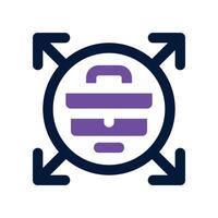 develop icon. dual tone icon for your website, mobile, presentation, and logo design. vector