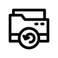 backup icon. line icon for your website, mobile, presentation, and logo design. vector