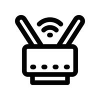 router icon. line icon for your website, mobile, presentation, and logo design. vector