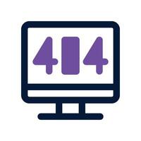 error icon. dual tone icon for your website, mobile, presentation, and logo design. vector