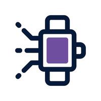smartwatch icon. dual tone icon for your website, mobile, presentation, and logo design. vector