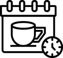 Breaks Line Icon vector