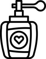 Perfume Line Icon vector
