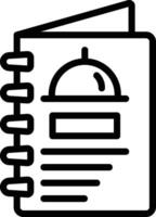 Menu Line Icon vector