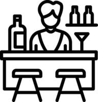 Bar Line Icon vector