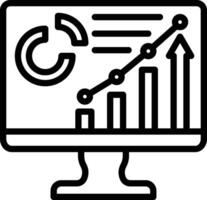 Dashboard Line Icon vector