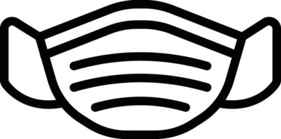 Mask Line Icon vector