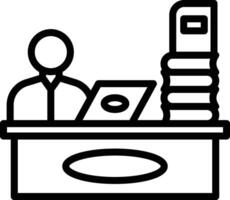Overload Line Icon vector