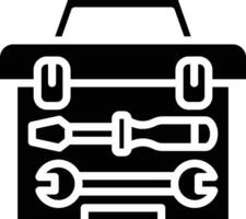 Toolbox Glyph Icon vector