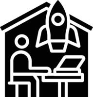 Startup Glyph Icon vector