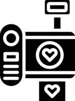 Camera Glyph Icon vector