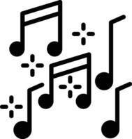 Music Glyph Icon vector