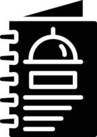 Menu Glyph Icon vector