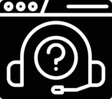 Help Glyph Icon vector