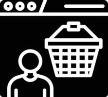 Account Glyph Icon vector