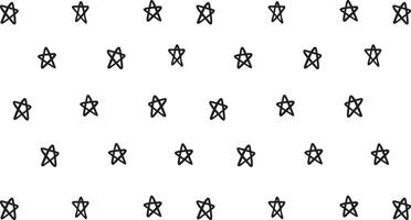 This Hand-Drawn Star Pattern Brings Whimsy to Your Designs. vector