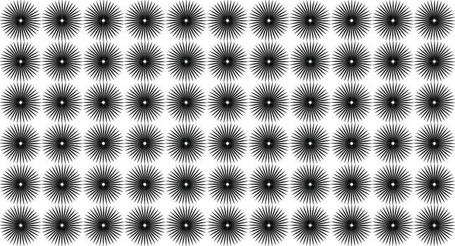 Blurred Polka Dot Optical Pattern vector