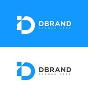 D Letter Logo vector