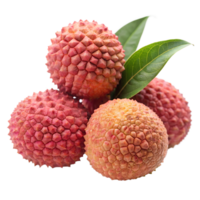 lychee isolate on transparency background png