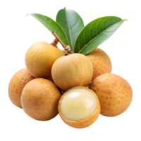 longan isolate on transparency background png