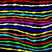 colorful abstract background hand drawn lines for decoration vector