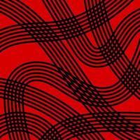 monochrome abstract background black and red wavy line art for decoration vector