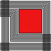 black white and red Minimal Geometric Abstract Cover Poster. Abstract Shape Background for Magazine Brochure Flyer and Page Layout vector