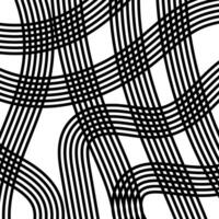 monochrome abstract background black and white wavy line art for decoration vector