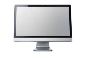 Blank Computer isolate on transparency background png