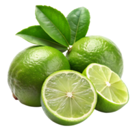 Lime isolate on transparency background png