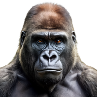Gorilla isolate on transparency background png