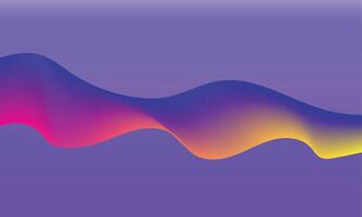 Modern abstract wave background. Dynamic flowing wave lines design element. Futuristic and sound wave pattern. vector