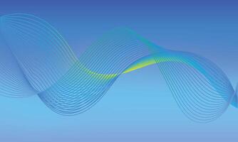 Modern abstract glowing wave background. Dynamic flowing wave lines element Futuristic vector
