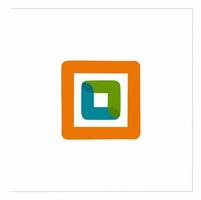 Letter square logo icon design template elements for your application or corporate identity. vector