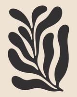 Abstract leaf shape modern trendy icon vector