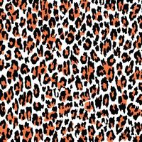 Back and orange leopard print pattern, background and printing or home decorate and more. vector