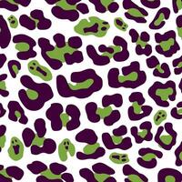 Halloween Day green and brown leopard animal print pattern or background and printing or home decorate and more. vector