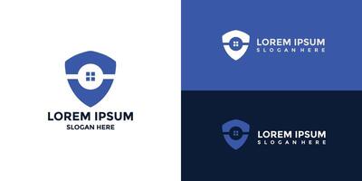 security logo with minimalist style vector