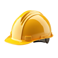 Professional 3d construction hard hat design displayed on a transparent background png