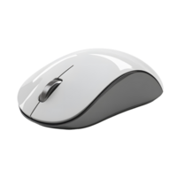 Realistic 3D computer mouse featured against a transparent background png