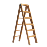 Simple 3d ladder isolated and ready on a transparent background png
