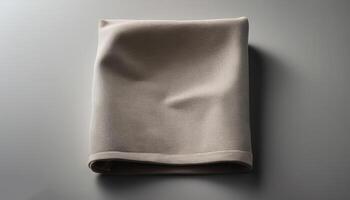 Plain folded cloth with Minimalist background photo