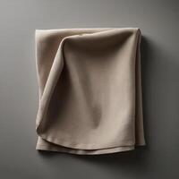 Plain folded cloth with Minimalist background photo