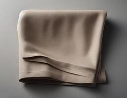 Plain folded cloth with Minimalist background photo