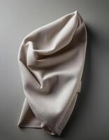 Plain folded cloth with Minimalist background photo