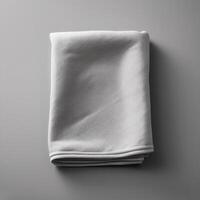 Plain folded cloth with Minimalist background photo
