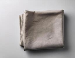 Plain folded cloth with Minimalist background photo