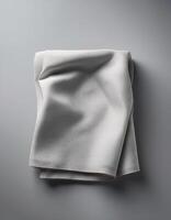 Plain folded cloth with Minimalist background photo