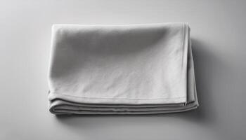 Plain folded cloth with Minimalist background photo